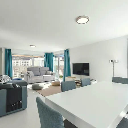 Villa Rosa-soleada Privada Con Piscina Climatizada & Wifi En Tauro-mogan *