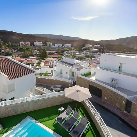 Вилла Rosa-soleada Privada Con Piscina Climatizada & Wifi En Tauro-mogan Ла-Плая-де-Тауро